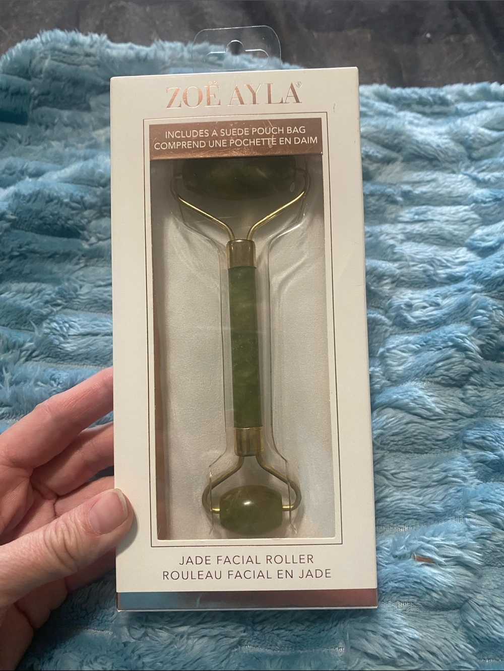 Zoe Ayla Jade Facial Roller - Green